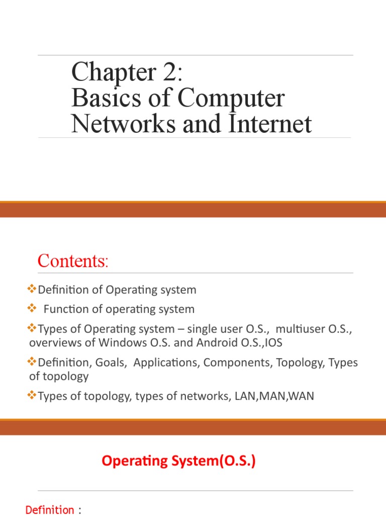 Basics of Computer Networks and Internet | PDF