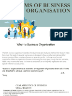 BOS Unit 2 - Forms of Business Organisation
