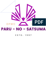 PTU Paru No Satsuma Pamphlet