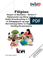 Filipino5_Q4_Mod5_NakasusulatngIskripparasaRadioBroadcastingatTeleradyoatNakagagamitngmgaBagongNatutuhangSalitasaPaggawangSarilingKomposisyon_V2