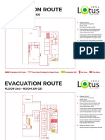 Preview Lotus Hotel Evacuation Plan Route 5 Floor