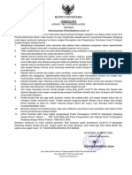 Himbauan Bupati Ketapang Tentang Pencegahan Penyebaran Covid-19