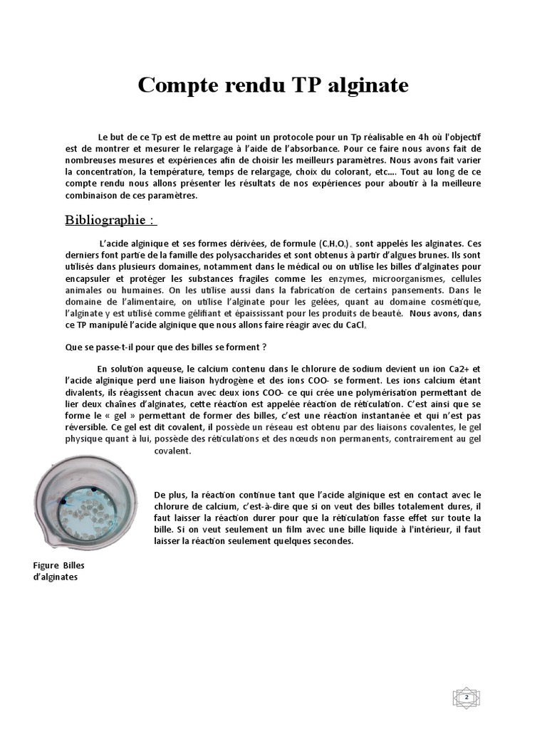 Compte Rendu Alignate | PDF