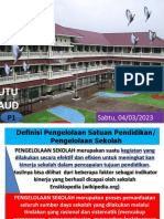 Dasar-Dasar Peningkatan Mutu Kelembagaan Paud