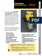 XEC 12 VDC Electric Actuators For Choke Valves