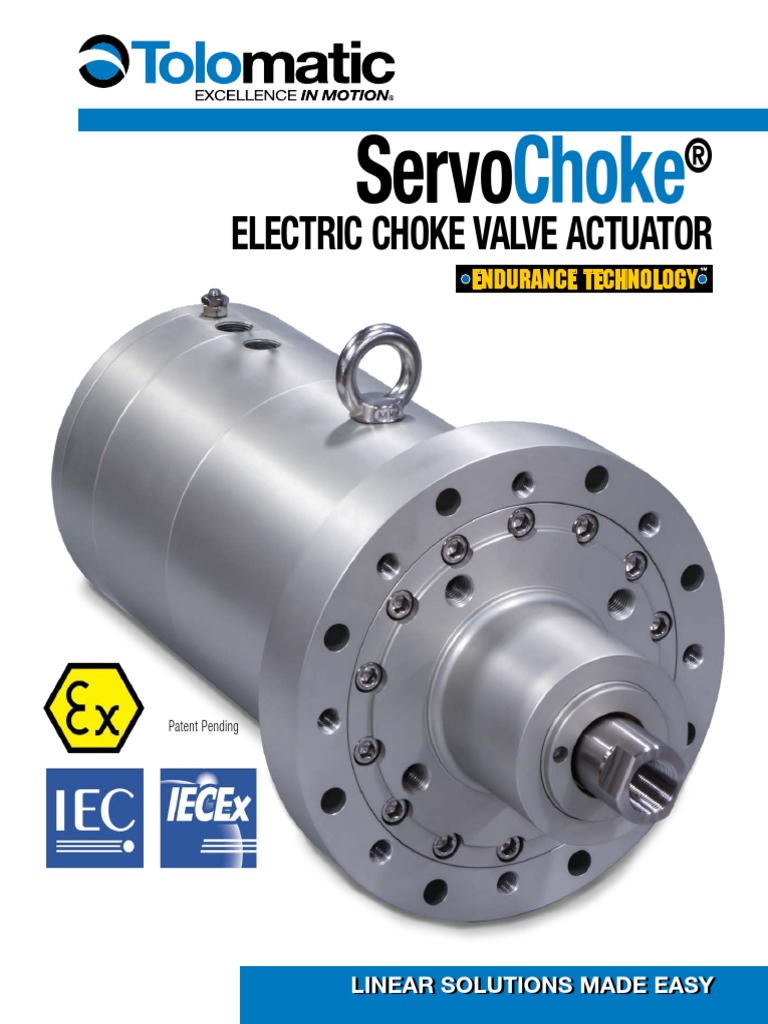 ELECTRIC CHOKE VALVE ACTUATOR 26004000 05 ServochokeBro PDF