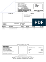 Tractor Giant Transperfil Tax Invoice