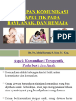 PW.13. Komunikasi Terapeutik Pada Bayi & Anak.