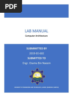 Lab Manual: Submmitted by