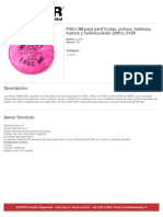 Ficha Producto Filtro 3m para Particulas Polvos Neblinas Humos y Radionucleido 2091s p100 7013