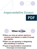 Argumentative Essay Guideline