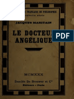 MARITAIN, J., Le Docteur Angélique, SF