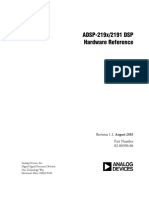 ADSP-219x2191 DSP Hardware Reference (Rev. 1.1)