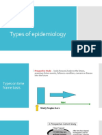 Lecture 2 Types of Epidemiology Edited