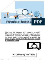 W15 Principles of Speech Writing