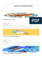 DSP - Operations On Signals Scaling