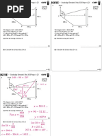 Trigonometry Bearings Higher IGCSE Questions 9 1 Standard