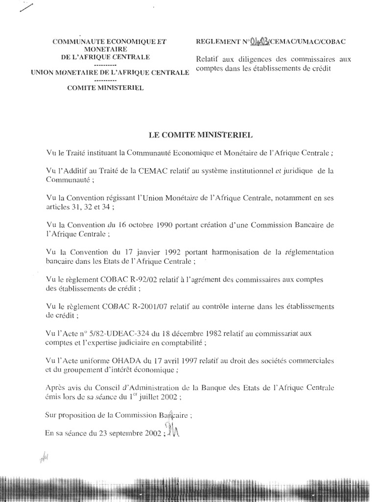 cemac-umac-reglement-2003-04-commissaires-aux-comptes-des-banques-pdf