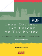 (Munich Lectures in Economics) Robin Boadway - From Optimal Tax Theory To Tax Policy - Retrospective and Prospective Views-The MIT Press (2012)