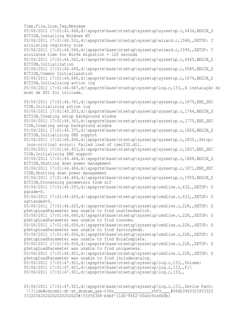 Setup Log | PDF | Usb | Windows Registry