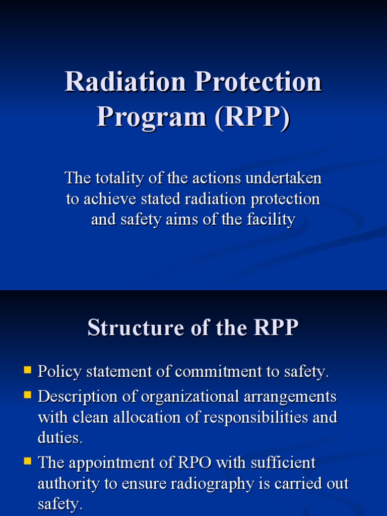 Radiation Protection Program (RPP) PDF