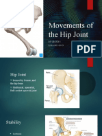 Movements of The Hip Joint