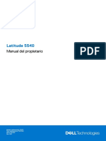 Latitude 5540 Owners Manual Es XL
