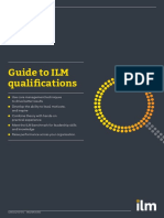 Overview and Guide To ILM Qualifications