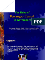 2 - Role of Barangay Tanod in Governance