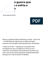 O Cabo de Guerra Que Esquenta e Esfria A Economia - Brazil Journal