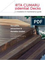 Decks Design & Installation Guide, Porta-Cumaru