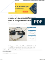 Cellular Iot: Send Sim800/900 Gprs Data To Thingspeak With Arduino