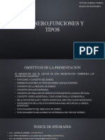 El Dinero, Funciones y Tipos