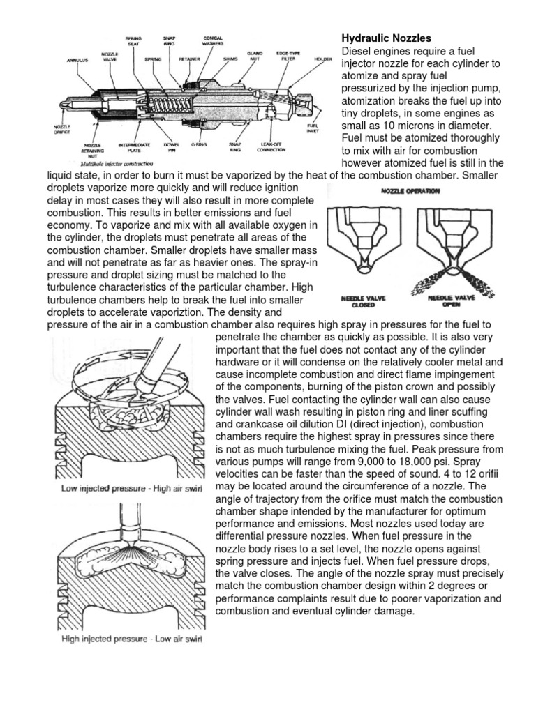 Fuel Injector Nozzles | Download Free PDF | Fuel Injection | Diesel Engine
