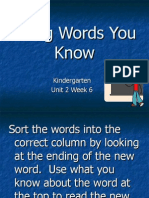 Using Words You Know