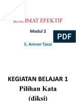 Keterampilan Menulis 3 Kalimat Efektif Materi 3