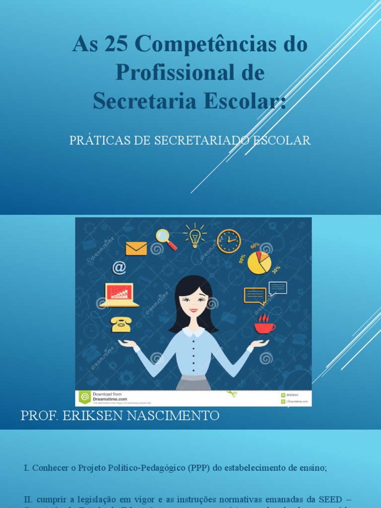As 25 Competências Do Secretário Escolar | PDF