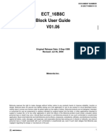 ECT - 16B8C Block User Guide V01.06: Original Release Date: 2-Sep-1999 Revised: Jul 05, 2004