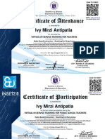 2 Certificate of Attendance and Participation
