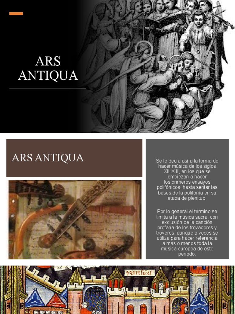 Ars Antiqua PDF Composiciones Musicales Musicología