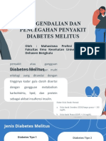 Pengendalian Dan Pencegahan Penyakit Diabetes Melitus