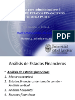 Unidad Iii Análisis de Estados Financieros Parte I