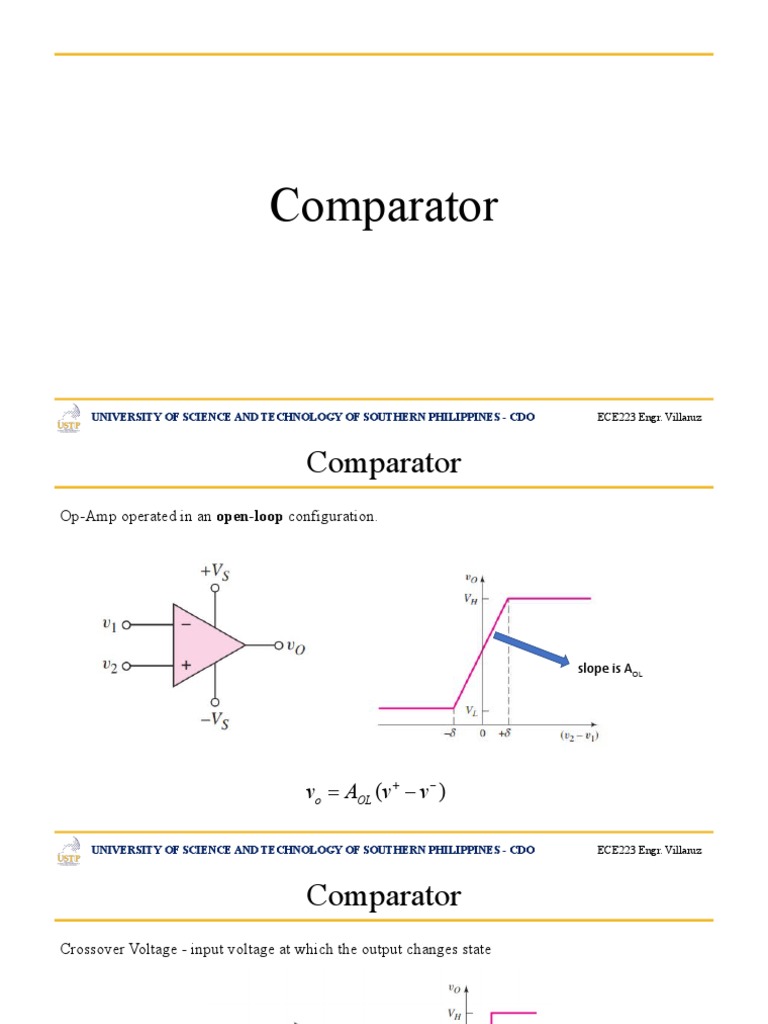8 Op Amp As Comparator, Schmitt Trigger PDF