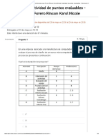 Historial de Exámenes para Forero Rincon Karol Nicole - Actividad de Puntos Evaluables - Escenario 2