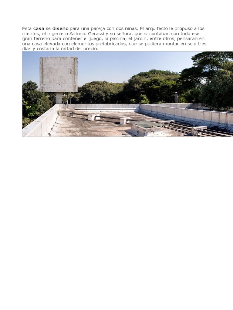 Casa Gerassi: Innovación y Diseño Familiar | PDF | Arte