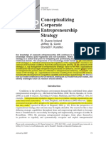 Ireland Et Al 2009 - Conceptualizing Corporate Entrepreneurship Strategy - ETP (Complementar) (1) 2