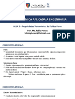 Aula 3 - Propriedades Volumétricas - Termo Aplicada - V3