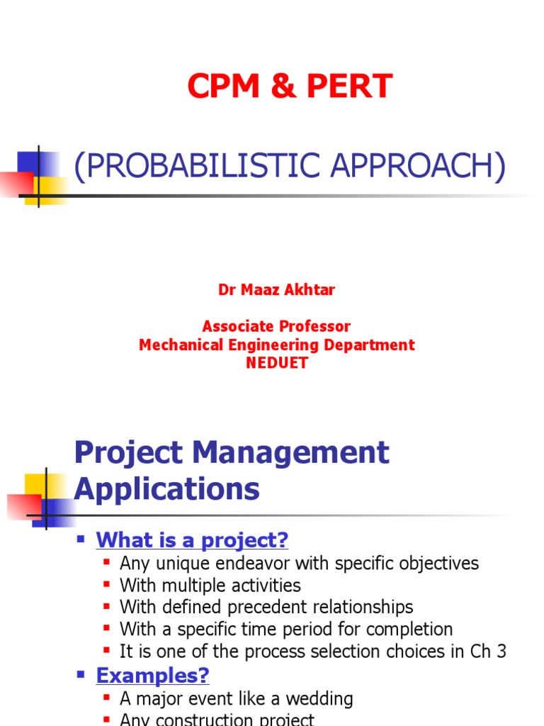 CPM and PERT in Project Management | PDF | Project Management | Business
