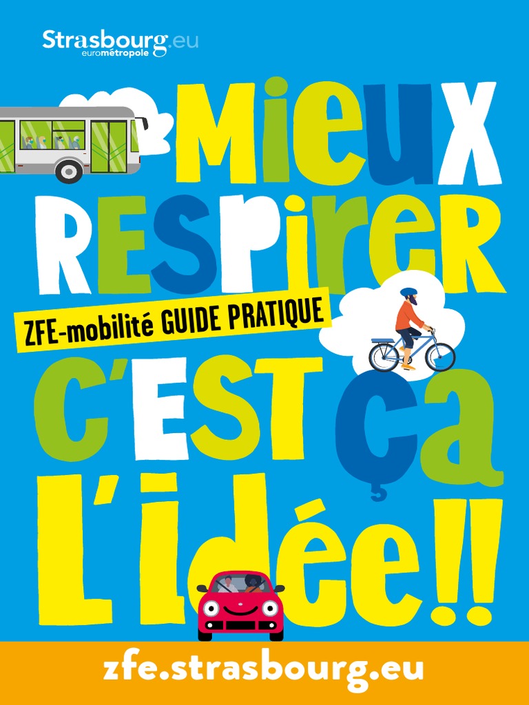 ZFE Strasbourg : Guide de Mobilité 2022 | PDF | Transport | Piéton