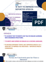 Sesión 9: How Not To Impress Your New Boss / Reported Speech: Commands